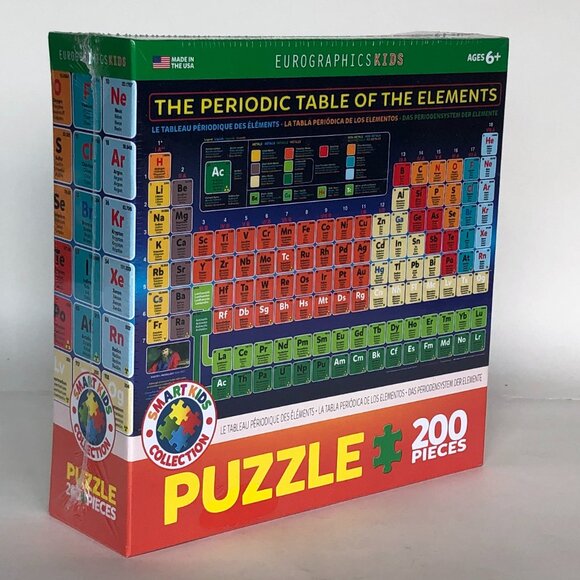 New sealed Eurographics 200pcs Puzzle-- Illustrated Periodic Table of the Elemen - Picture 7 of 10